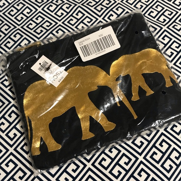 NOSZ Handbags - Elephant Pouch Canvas Pouch